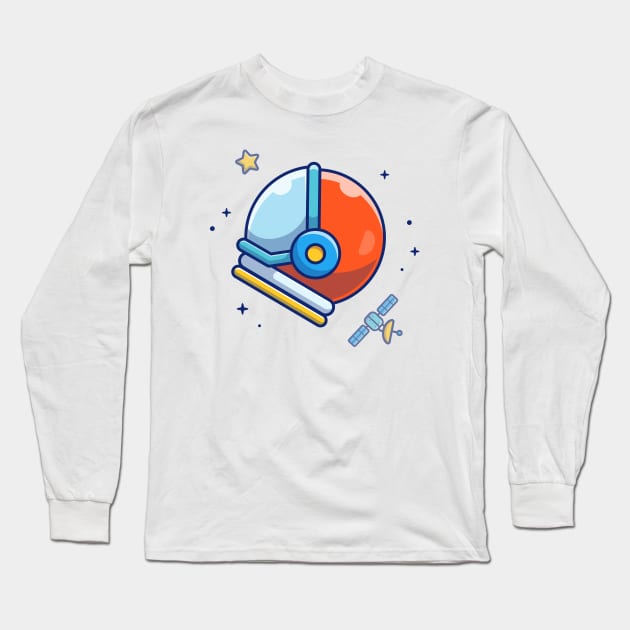 Astronaut Helmet Long Sleeve T-Shirt by Catalyst Labs